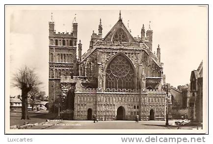 THE WEST FRONT. EXETER CATHEDRAL . - Midlothian/ Edinburgh