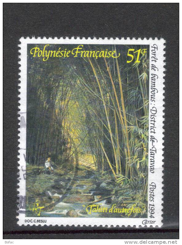 461  OB  POLYNESIE   Y  &  T  "forêt à Bambous"  37/13 - Used Stamps