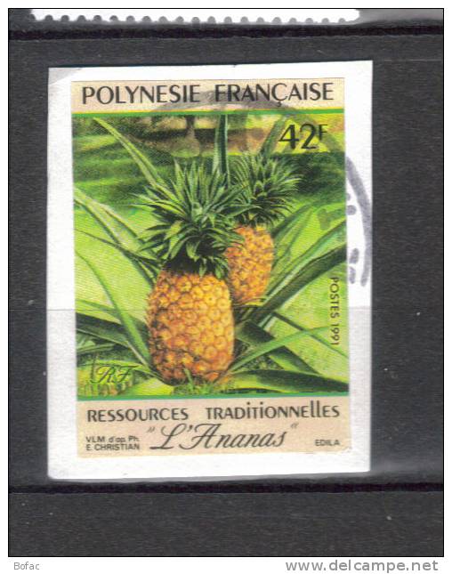 374  OB  POLYNESIE  Y  &  T  "l´ananas"  37/12 - Oblitérés