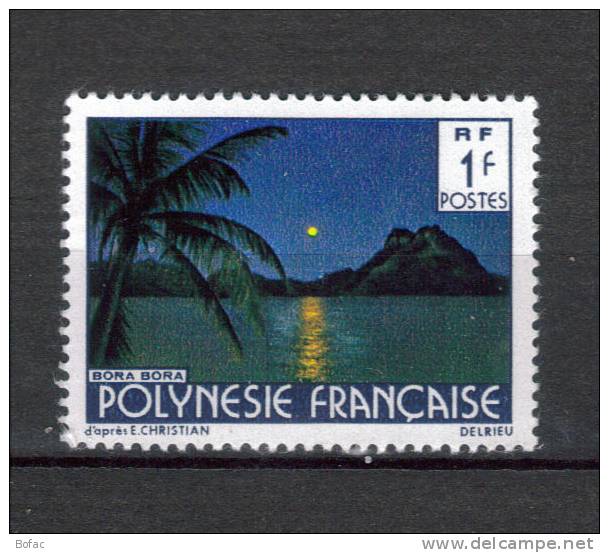 132  **  POLYNESIE  Y  &  T  "paysages"  37/12 - Unused Stamps