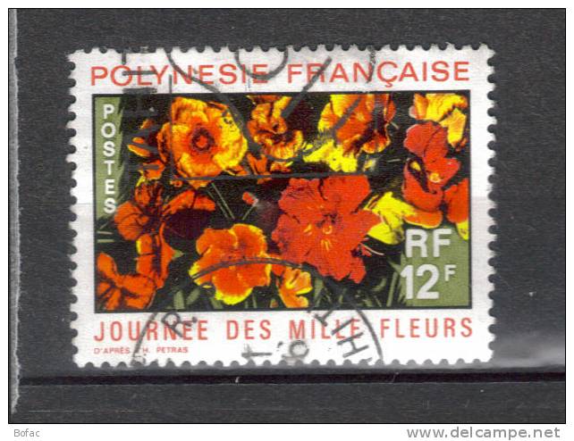 84  OBL    Y&T Rose De Porcelaine  "Fleurs" « Polynésie »  37/11 - Used Stamps