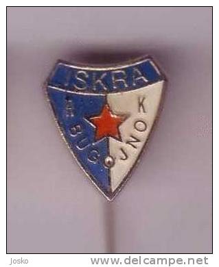 RK ISKRA BUGOJNO - Bosnia Ex Yugoslavia Handball Club Vintage Pin Badge * Hand-ball Balonmano Pallamano Palla A Mano - Pallamano