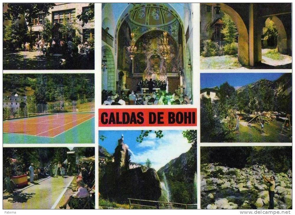 Postal, Vista    Varias ,Caldas  De Bohí ( Lerida) Post Card - Lérida