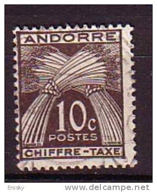 K2262 - ANDORRE FR. TAX Yv N°21 - Used Stamps