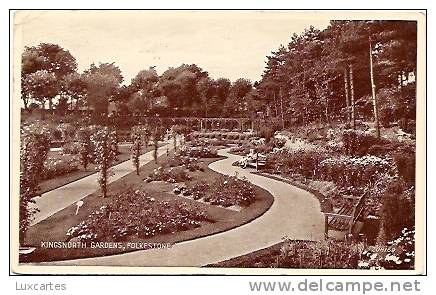 KINGSNORTH GARDENS.  FOLKESTONE. - Folkestone