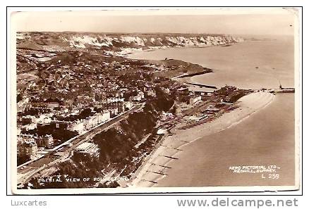 AERIAL VIEW OF FOLKESTONE. - Folkestone