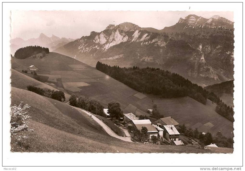 LES MONTS DU CHABLAIS Dpt 74 Le Col Du Feu Et Le Mont Billiat CPSM 9x14 N°934 ETAT SUPERBE - Autres & Non Classés