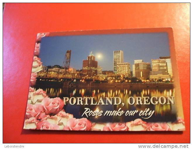 CPM -ETATS-UNIS PORTLAND,OREGON-ROSES MAKE OUR CITY-CARTE EN  BON ETAT . - Portland