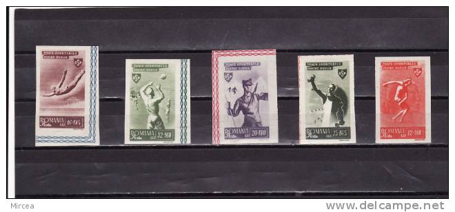 B1086 - Roumanie 1945 -  Yv.no.849/53 ,nondanteles,  Neufs** - Unused Stamps