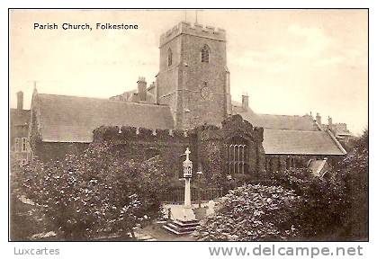 PARISH CHURCH. FOLKESTONE. - Folkestone