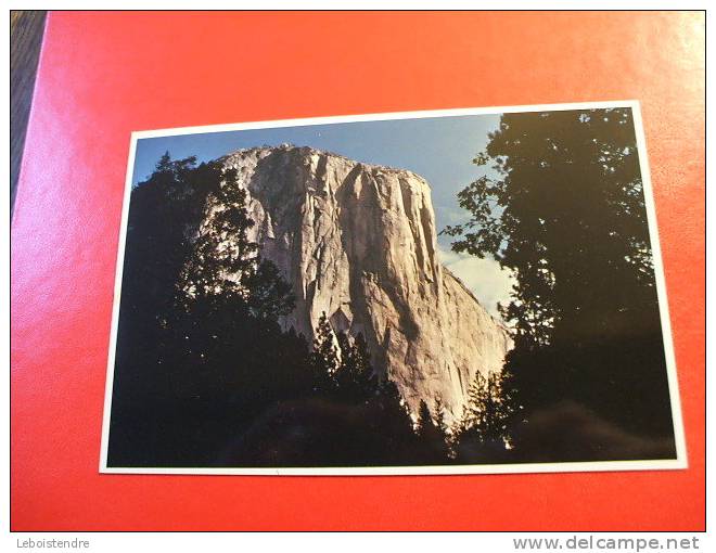 CPM OU CPSM??-ETATS-UNIS : EL CAPITAN -YOSEMITE NATIONAL PARK,CALIFORNIA-CARTE EN  BON ETAT . - USA Nationalparks