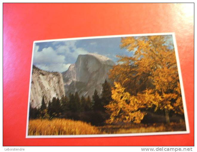 CPM OU CPSM??-ETATS-UNIS : HALF DOME,AUTUMN -YOSEMITE NATIONAL PARK,CALIFORNIA-CARTE EN  BON ETAT . - USA National Parks