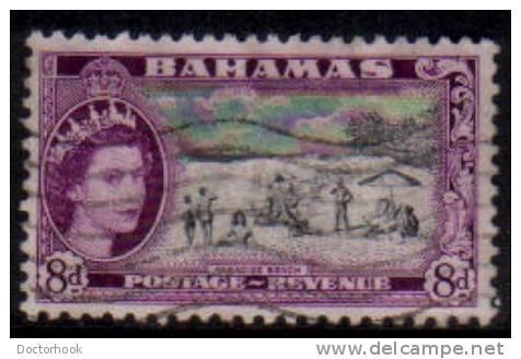 BAHAMAS   Scott #  166  F-VF USED - 1859-1963 Crown Colony