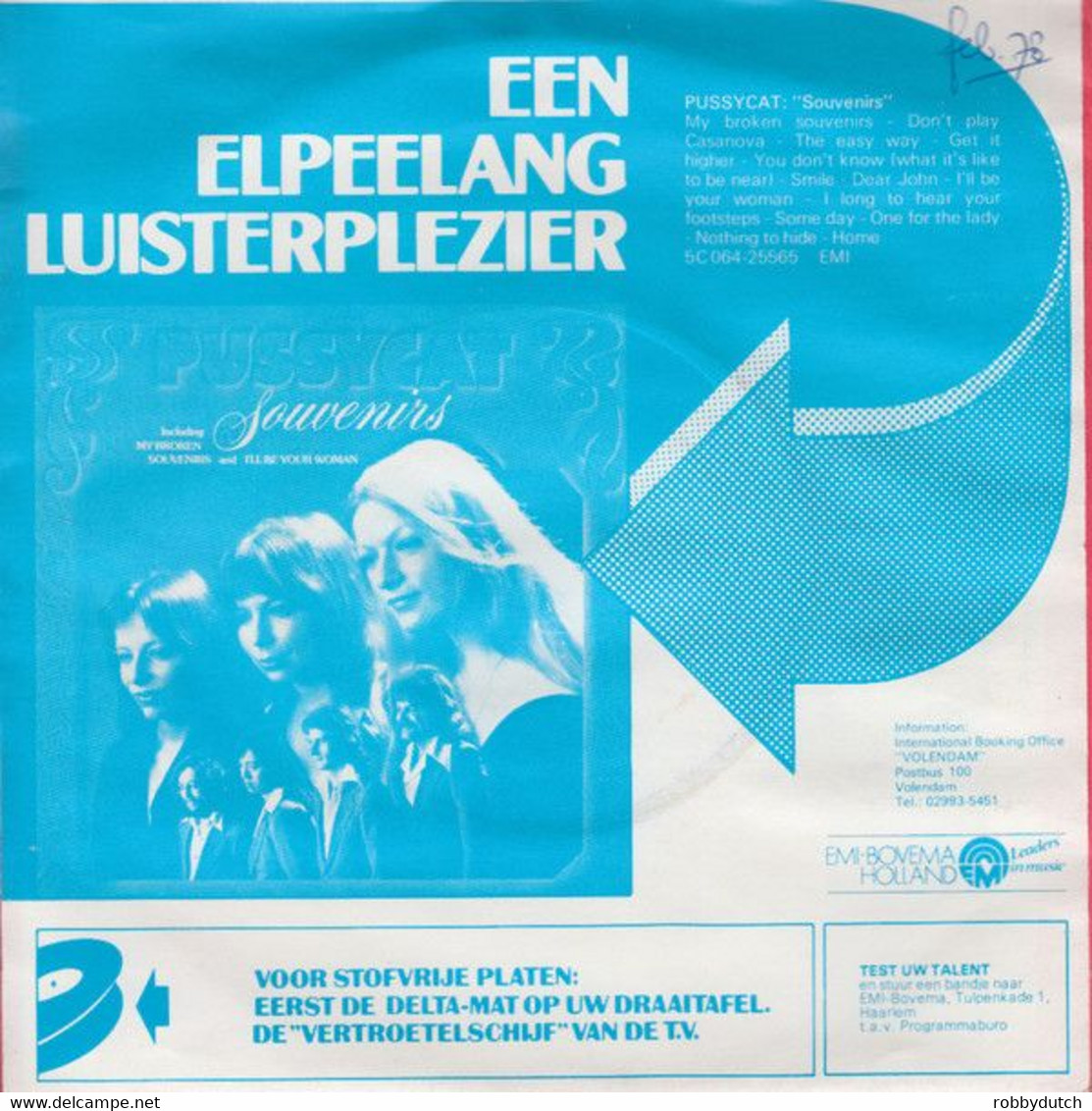 * 7" *  PUSSYCAT - SAME OLD SONG (Holland 1977 NM !!) - Country En Folk