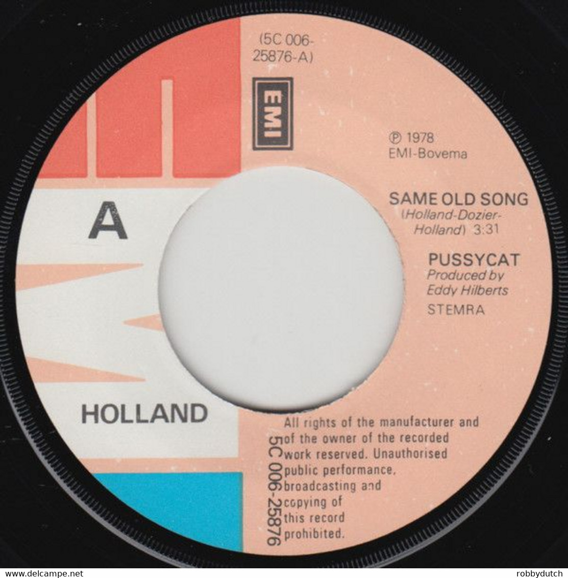 * 7" *  PUSSYCAT - SAME OLD SONG (Holland 1977 NM !!) - Country Y Folk