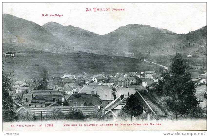 Le Thillot - Vue Sur Le Camp Lambert Et Notre-dame Des Neiges - Le Thillot