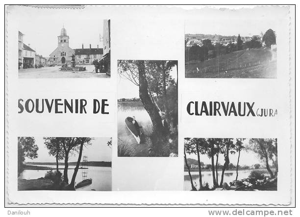 39 // SOUVENIR DE CLAIRVAUX, Multivues, CPSM 150 X 105 - Clairvaux Les Lacs