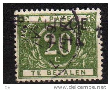 TX 14A  Obl Surch. Liège - Briefmarken
