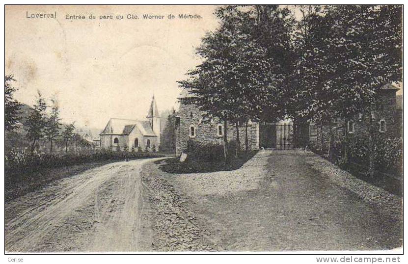 LOVERVAL - Entrée Du Parc Du Comte Werner De Mérode. - Gerpinnes