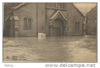 TILLEUR : L´Eglise Inondations 1925-1926 - Inondations