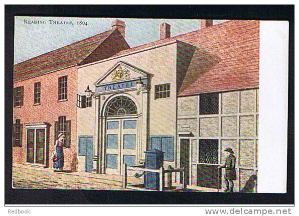 Early Postcard Reading Theatre 1804 Berkshire - Ref 274 - Reading