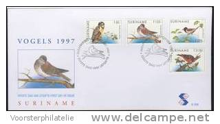 REP. SURINAME 1997 ZBL FDC E209 VOGELS BIRDS OISEAUX - Palomas, Tórtolas