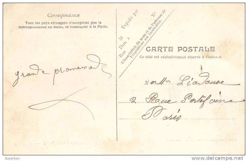 FONTENAY-SOUS-BOIS : LA GARE - BELLE ANIMATION ! - CARTE POSTALE VOYAGÉE En 1908 - T.C.V.  (b-422) - Fontenay Sous Bois