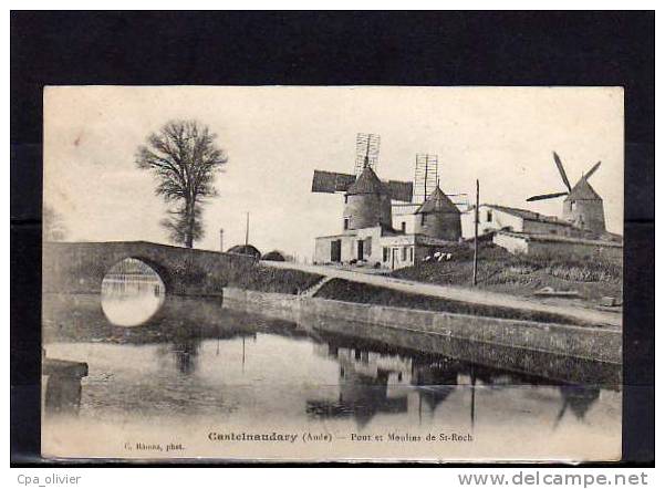 11 CASTELNAUDARY Pont, Moulins De St Roch, Moulin à Vent, Ed Ramoa, 1915 - Castelnaudary