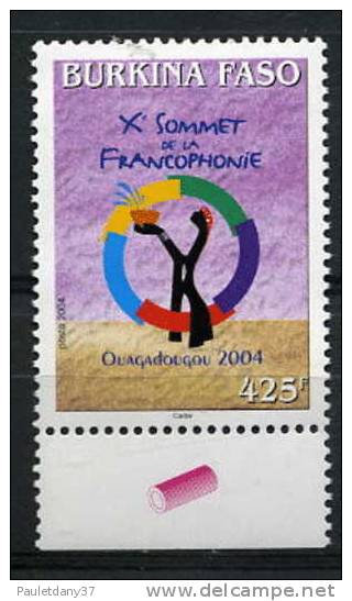 Burkina Faso - Postes 2004 Xème Sommet De La Francophonie. - Burkina Faso (1984-...)