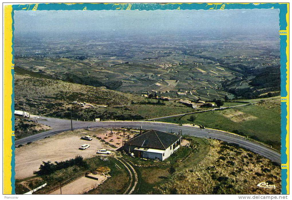 Chiroubles Terrasse Du Beaujolais Site Panoramique Aerien Edit Cim N° ACI 221-19 - Chiroubles