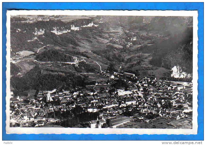 Carte Postale 39.  Poligny  à Vol D'oiseau Trés Beau Plan - Poligny