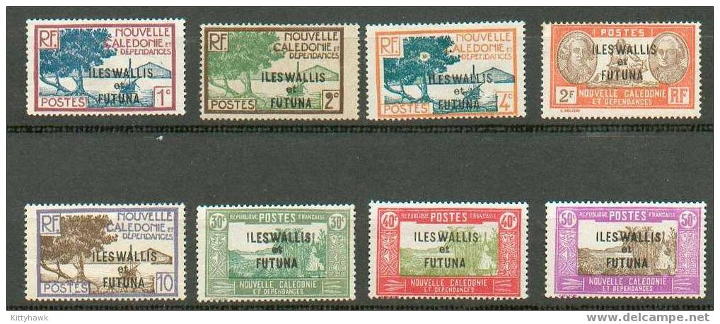 Wallis 7 - YT 10 Valeurs *et NSG (no Gum) - Unused Stamps