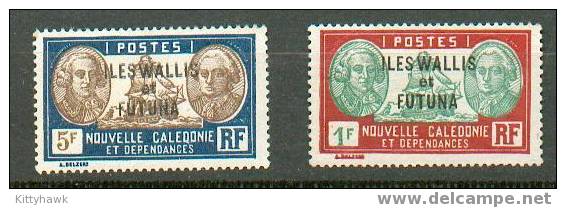 Wallis 7 - YT 10 Valeurs *et NSG (no Gum) - Neufs