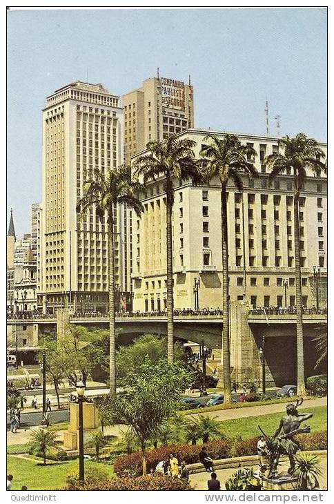 Brésil.Sao Paulo . Belle Cpsm Années.70.  Vale Do Anhangabau. - São Paulo