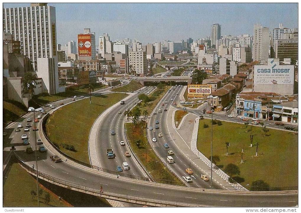 Brésil.Sao Paulo . Belle Cpsm Années.70.  Avenida 23 De Maio. - São Paulo