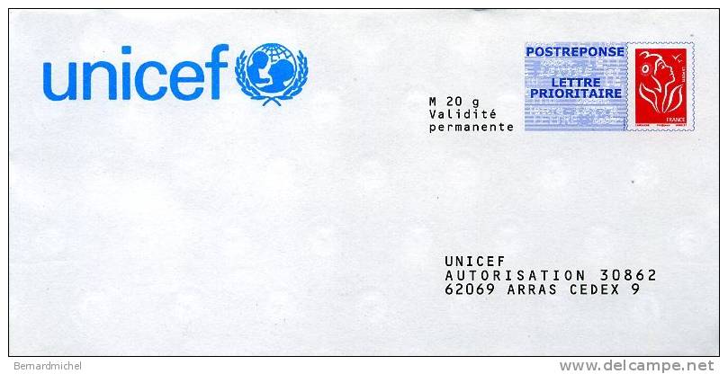 PAP Post Reponse Lamouche UNICEF - PAP: Antwort/Lamouche