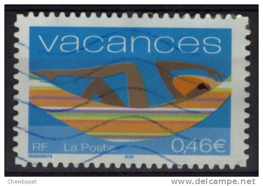 France 2002 - Y & T -  Oblitéré - N°  3493 Vacances - Oblitérés