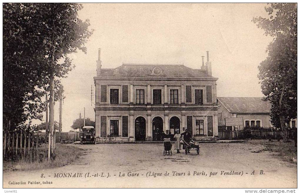 MONNAIE : (37) La Gare (Ligne De Tour à Paris, Par Vendôme) - Monnaie