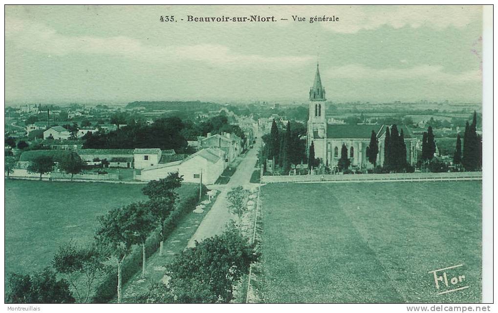 (79) BEAUVOIR SUR NIORT, Vue Générale , Jamais Voyagée - Beauvoir Sur Niort