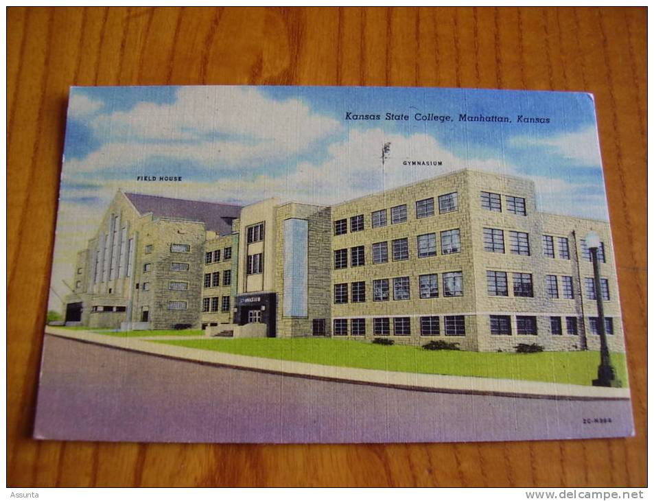Kansas State College  - Manhattan - Field House  - Gymsasium - 1952 - Other & Unclassified