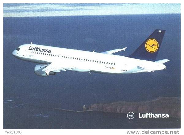 Lufthansa Airbus A320-200 - Ansichtskarte Unbeschriftet / Postcard Mint (I794) - 1946-....: Moderne