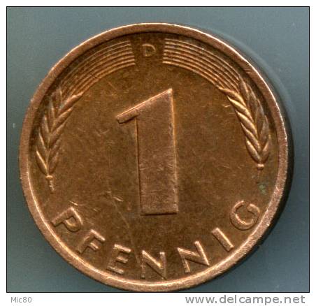 Allemagne 1 Pfennig 1983 D Ttb/sup - 1 Pfennig