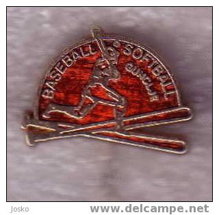 BASEBALL - SOFTBALL CLUB GUNCLJE ... Slovenia Vintage Pin Badge Anstecknadel Distintivo - Honkbal
