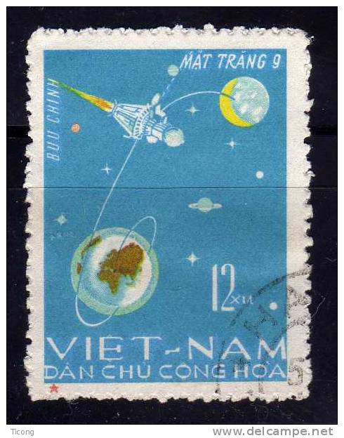 MAT TRANG 9 - VIET-NAM DAN CHU CONG HOA - ESPACE SATELLITE - Asia