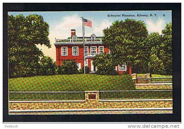 Early Postcard Schuyler Mansion Albany New York USA - Ref 275 - Albany