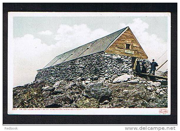 Early Postcard Tip Top House Summit Of Mt Washington White Mountains New Hampshire USA - Ref 275 - White Mountains