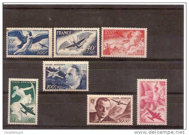 LOT DIFFERENTS TIMBRES POSTES AERIENNES - Sonstige & Ohne Zuordnung