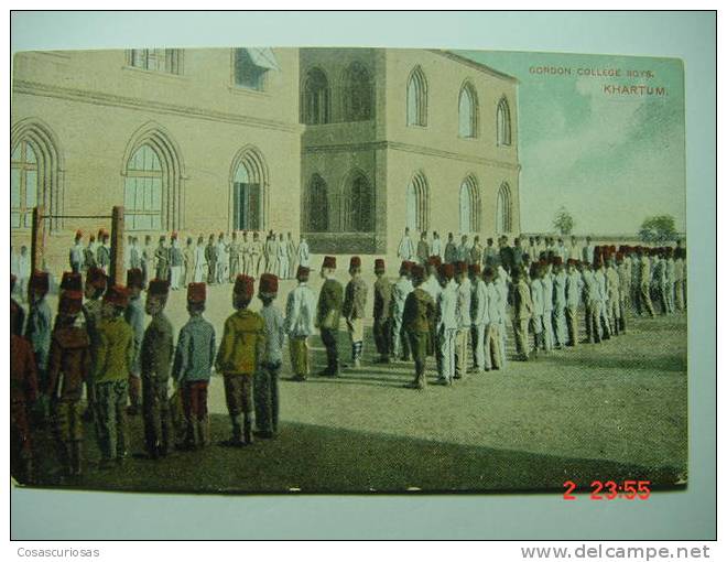 5031 SUDAN  JARTUM KHARTUM GORDON COLLEGE BOYS    YEARS  / ANNI  1910 - Sudan