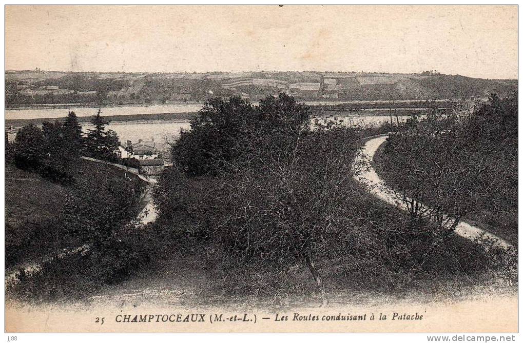 CHAMPTOCEAUX Les Routes Conduisant à La Patache - Champtoceaux