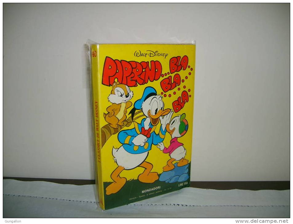 Classici Walt Disney  2° Serie(Mondadori 1980) N. 40 - Disney